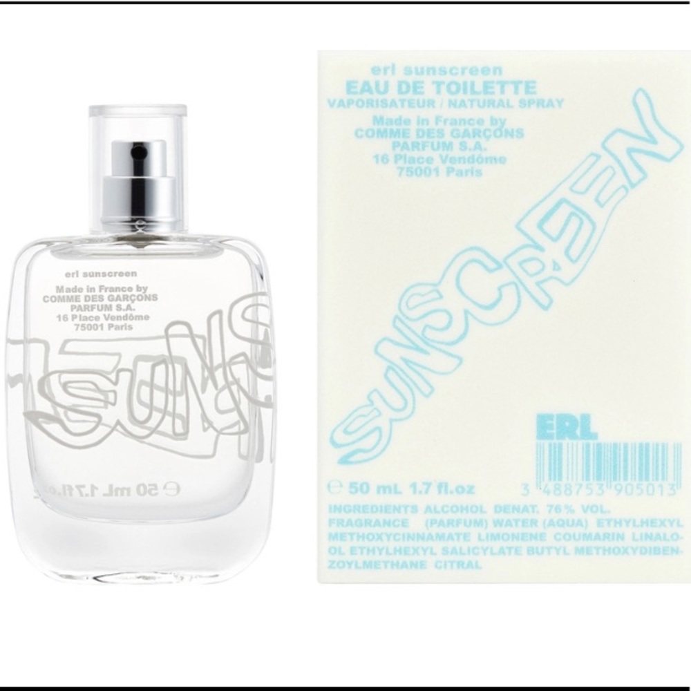Comme des garçons sunscreen perfume fragrance